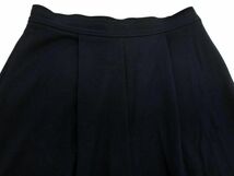 DRESSTERIOR ドレステリア ウール100% タック ガウチョ パンツ size38/濃紺 ◇■ ☆ daa4 レディース_画像2