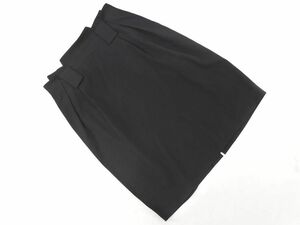 ネコポスOK アダムエロペ タック スカート size38/黒 ■■ ☆ dab3 レディース