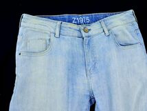 ZARA basic ザラ ベーシック USED加工 デニムパンツ size34/水色 ■■ ☆ dab9 レディース_画像2