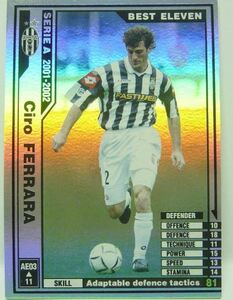 WCCF 2001-2002 AE チロ・フェラーラ　Ciro Ferrara Juventus