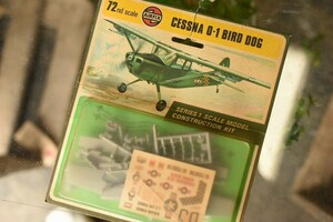 104813 ヴィンテージ　1/72 AIRFIX スケールモデル　「CESSNA 0-1 BIRD DOG」 英国製 MADE IN ENGLAND アンティーク　ビンテージ　英国