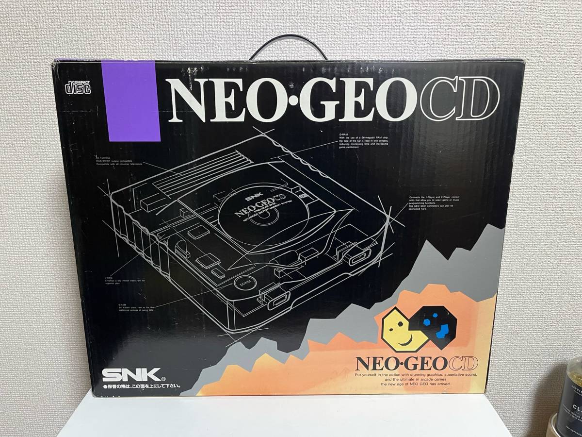 1年保証』 NEO GEO CD 本体 SNK ネオジオ CD 本体 美品【動作確認済み