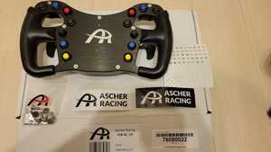 Ascher Racing F28-SC v2 SIMレーシングステアリングホイール ワイヤレス【 レーシングシミュレーター ゲーム 4輪 SIM 】
