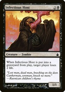 MTG ■黒/英語版■ 《感染性の宿主/Infectious Host》★FOIL★ ラヴニカ：ギルドの都 RAV