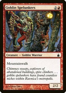 MTG ■赤/英語版■ 《ゴブリンの洞窟探検家/Goblin Spelunkers》ラヴニカ：ギルドの都 RAV