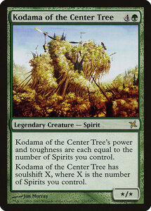 MTG ■緑/英語版■ 《中の樹の木霊/Kodama of the Center Tree》神河謀叛 BOK