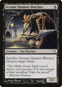 MTG ■黒/英語版■ 《鼠の影張り/Nezumi Shadow-Watcher》神河謀叛 BOK