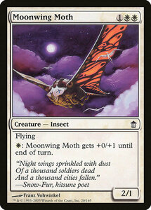 MTG ■白/英語版■ 《月翼の蛾/Moonwing Moth》神河救済 SOK