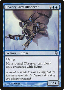 MTG ■青/英語版■ 《空護りの観察者/Hoverguard Observer》ダークスティール DST