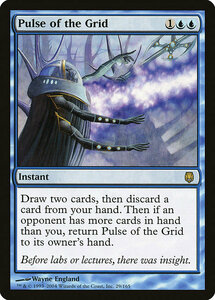 MTG ■青/英語版■ 《グリッドの脈動/Pulse of the Grid》ダークスティール DST