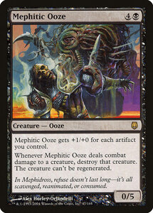 MTG ■黒/英語版■ 《毒気のウーズ/Mephitic Ooze》ダークスティール DST