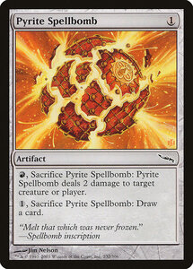 MTG ■無/英語版■ 《黄鉄の呪文爆弾/Pyrite Spellbomb》★FOIL★ ミラディン MRD