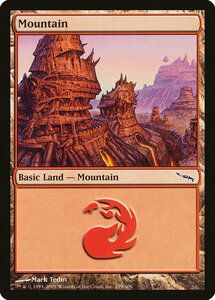 MTG ■土地/英語版■ 《山/Mountain》ミラディン MRD