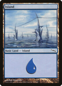 MTG ■土地/英語版■ 《島/Island》ミラディン MRD