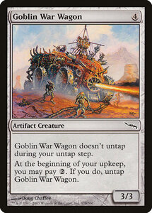 MTG ■無/英語版■ 《ゴブリンの戦闘車/Goblin War Wagon》ミラディン MRD