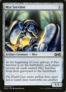 MTG ■無/英語版■ 《マイアの苦役者/Myr Servitor》★FOIL★ アルティメットマスターズ UMA