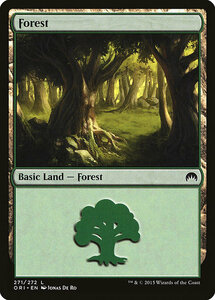 MTG ■土地/英語版■ 《森/Forest》マジックオリジン ORI