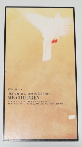 シングルCD Mr.Children 『Tomorrow never knows』 中古