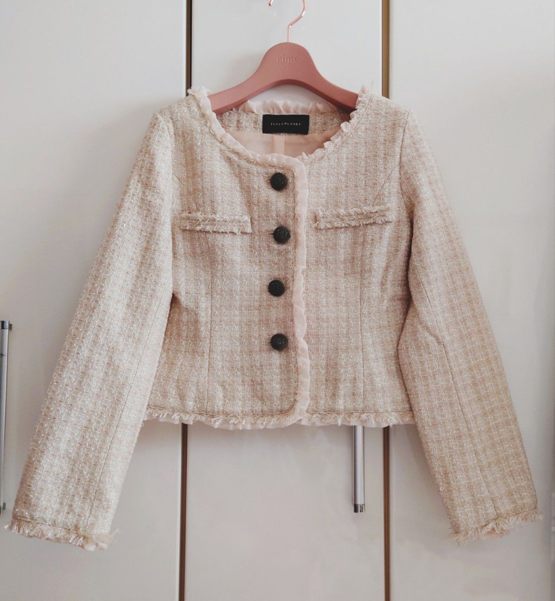 保障できる PATTERN フラワー ANAYI アナイ キャメル フリル ノー