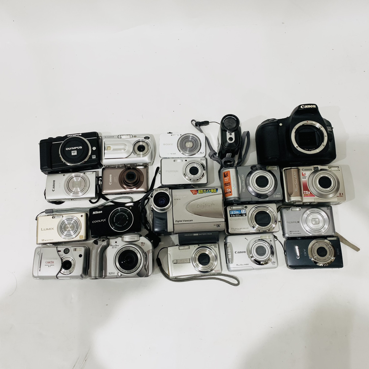 カメラ デジタルカメラ デジカメ デジタルカメラ まとめて18個 大量 transparencia3 