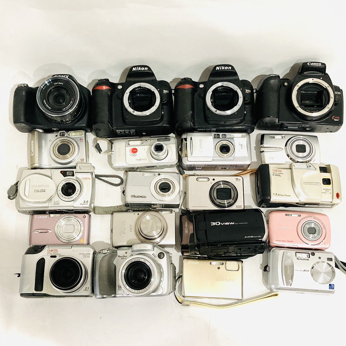 カメラ デジタルカメラ デジカメ デジタルカメラ まとめて18個 大量 transparencia3 
