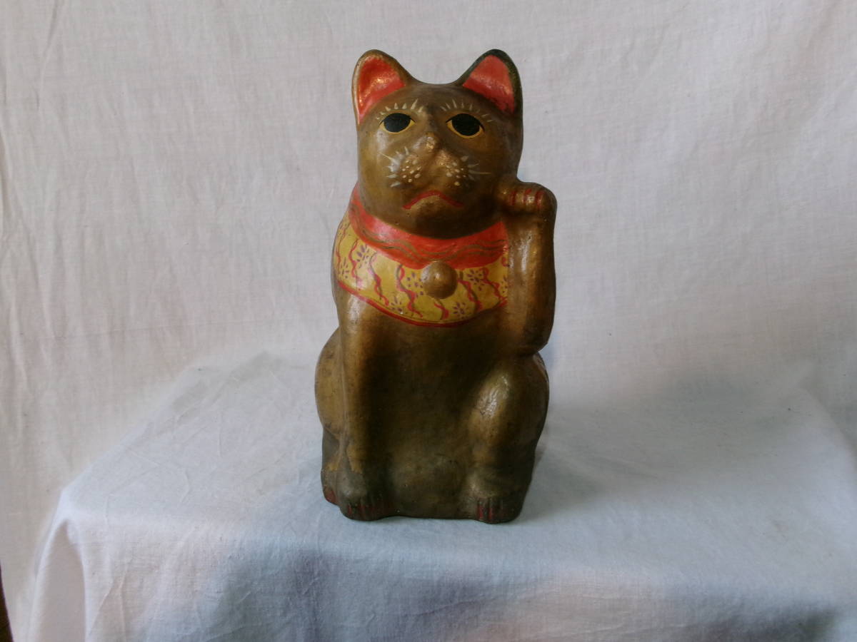 最も完璧な 蝉丸「名古屋限定」招き猫 左手挙げ 工芸品 - www
