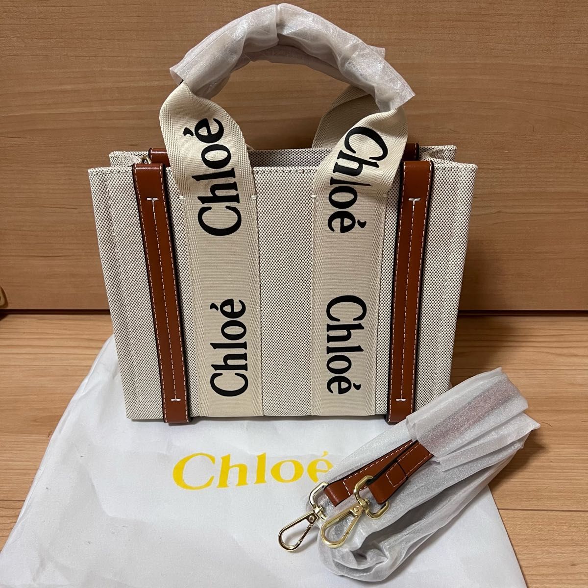 人気ブランド 最終値下げ 《新品未使用》Chloe レザー ジュディ トート