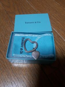 ティファニー TIFFANY&Co.　キーリング　 オープンハート　未使用