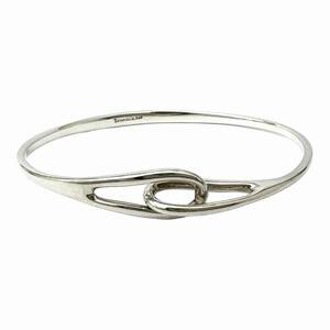 Tiffany &amp; Co. Tiffany Double Loop Bangle SV925 11.8G Серебряные ювелирные украшения