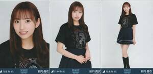 乃木坂４６　新内眞衣　生写真　Mai Shiraishi Graduation Concert　白石麻衣卒業コンサート　Tシャツ　３種コンプ