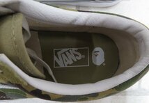 2S6514/未使用品 VANS×BAPE オールドスクール バンズ エイプ ABC CAMO Old Skool カモ_画像5