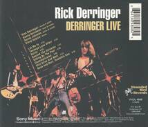 輸 Rick Derringer リック・デリンジャー Derringer Live◆規格番号■WOU-4848◆送料無料■即決●交渉有_画像2