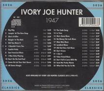 輸 Ivory Joe Hunter The Chronological Ivory Joe Hunter 1947◆規格番号■5026◆送料無料■即決●交渉有_画像2