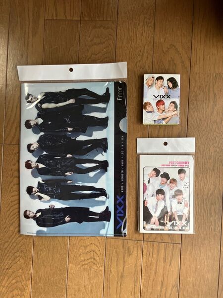 【ワンコイン】VIXX クリアファイル ポストカードセット メモ帳
