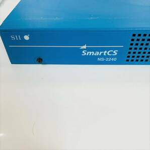 559【通電OK】SII エスアイアイ SmartCS NS-2240-32 多機能 コンソールサーバー コンソールアクセス ロギング機能 ポートミラー サーバーの画像3