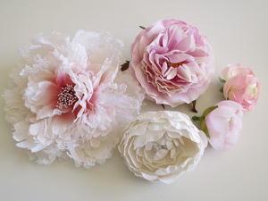  замечательный . цветок * искусственный цветок материалы . цветок часть "теплый" белый ~ розовый серия 5 шт K1-H