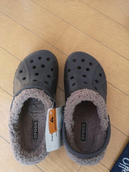 Crocs baya lined kids/バヤ ラインド 18.5cm ブラウン系