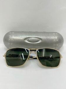 KT0118 OAKLEY/オークリー Inmate A インメイト サングラス 05-636J 5716 グリーンレンズ×ゴールド系フレーム ケース付き