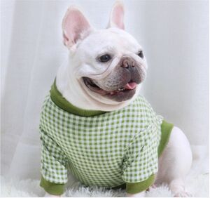 犬服 トレーナー フレブル フレンチブルドッグ ド着脱やすい 春秋冬 半袖 Tシャツ　通気性