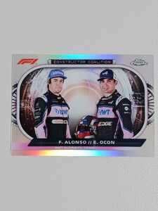 2022 TOPPS CHROME FORMULA 1 アロンソ オコン アルピーヌ ALONSO OCON インサート