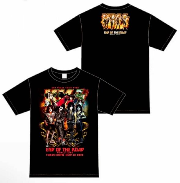 ★新品・未使用★KISS 地獄のファイナル・ツアーTシャツ　M