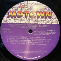 Stevie Wonder / The Woman In Red (Selections From The Original Motion Picture Soundtrack) LP Motown_画像6