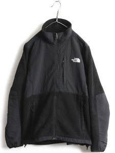 人気 黒 ■ ノースフェイス デナリ ジャケット ( レディース L ) 古着 The North Face DENALI フルジップ ジャンパー フリース アウトドア