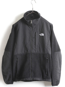 人気 黒 ■ ノースフェイス デナリ ジャケット ( レディース L ) 古着 The North Face DENALI フルジップ ジャンパー フリース アウトドア