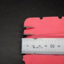 トローリング用弓角8cm(Wフック) ハリス35号 140cm-サルカン-3ｍ ※在庫品 ※自作品 (1v0309) ※定形外郵便_画像6