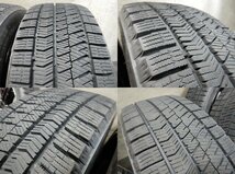 J3T6710■205/45R17 BRIDGESTONE BLIZZAK VRX2 Weds Sport SA77R アルミホイール 7J 4H +43 PCD100 18年★条件付送料無料★8分山_画像9