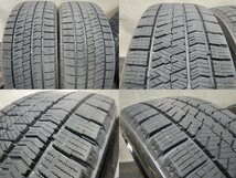 J3T6710■205/45R17 BRIDGESTONE BLIZZAK VRX2 Weds Sport SA77R アルミホイール 7J 4H +43 PCD100 18年★条件付送料無料★8分山_画像10