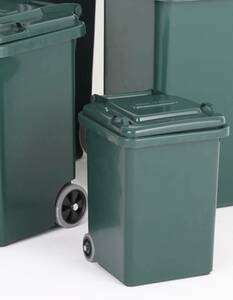 DULTON Dulton PLASTIC TRASH CAN 18L GREEN waste basket dumpster 