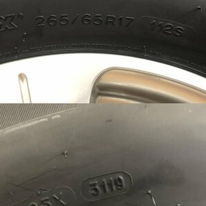 BEST MUDBAHN マッドバーン 【 17インチ 7.5J PCD139.7 6H +46 】 4本 ミシュラン 265/65R17 19年製 パジェロ専用 三菱 純正平座ナット対応の画像9