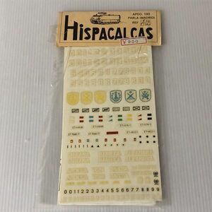 Hispacalcas デカール JARAMA BABIECA ALFAMBRA 戦車 ジープ 他 マーキング シート　PM04